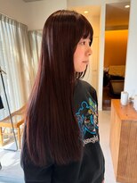 マイン(mine) レッドブラウンカラー ワインレッド ピンクブラウン 暖色