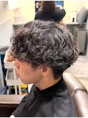 MEN’S HAIR/波巻きツイストスパイラル/リバースセンターパートO
