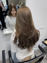 ヌヌ 渋谷 原宿 明治神宮前(nunu) レイヤーカットウルフカットボブグレージュオリーブべージュ