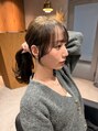 アン(Un)&nbsp;女性の1番大事な所顔周りは可愛く扱いやすく拘ってカットします