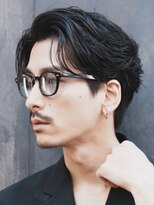 レタッチ バイ フィフス 銀座(RETOUCH by fifth) 新橋メンズパーマフェザーパーマシャドウパーマセンターパート
