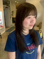 カシータヘアー(Casita hair)&nbsp;顔まわりカット/フェイスレイヤー/ブラウンアッシュ