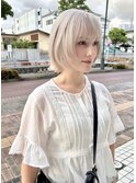 【小顔・顔まわり】ブリーチ/ホワイトベージュ