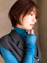 ヘアーアンドメイク ファット(Hair&Make PHAT)&nbsp;大人可愛いショートナチュラル丸みブラウンカラー30代40代50代