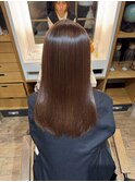 ミディアムヘア×美髪矯正！