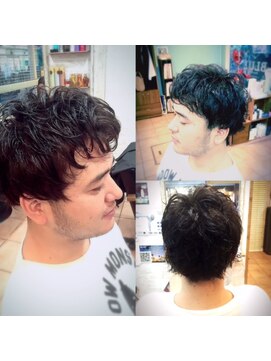 ヘアーアンドネイルサロンブルー(hair & nail salon BLUE) ステルス刈り上げ