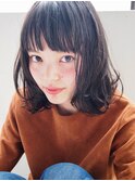 鎖骨ボブにくせ毛パーマ