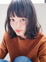 コス(kos) 鎖骨ボブにくせ毛パーマ