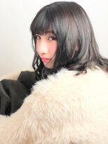 エルパティオ(EL PATIO)&nbsp;オフェロ　抜け感ハイライト　ダークグレー