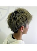 メンズオリーブアッシュ
