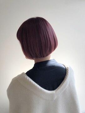 ウィ ラグゼ 北千住店(Oui luxe) ちょっとモードな感じで個性的◎ 【 マホガニーピンク 】