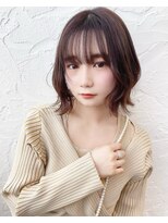 カモン(CAMON)&nbsp;CAMON.    bitter chocolat × ぱっつんボブ♪