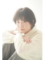 ソワン ドゥ ブレス 今里店(soin de brace)&nbsp;モカベージュxショートボブ