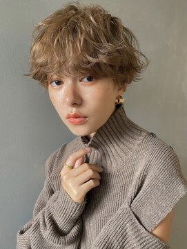 パーク(PARK) 【PARK】カーキベージュ×テディベアショート