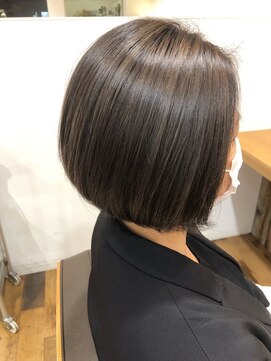 クラップス 杉田店(CLAPS) ボブ×白髪ボカシハイライトグレージュ