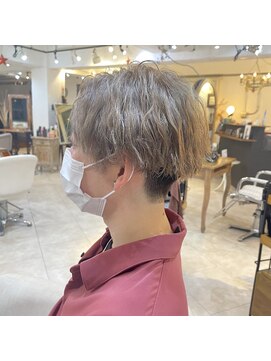 ロストシティ 横浜(LOST CITY) ホワイトベージュ_シルバー_ツイストスパイラル【Lostcity横浜】