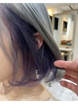 アクト(ACT)&nbsp;シルバー　ラベンダー　インナーカラー