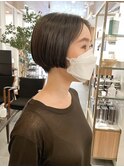 ぷつっとラインがかわいいショートボブ〔銀座/有楽町〕