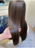 イメチェンヘアスタイル/フェミニンロング/ダークアッシュ/大宮