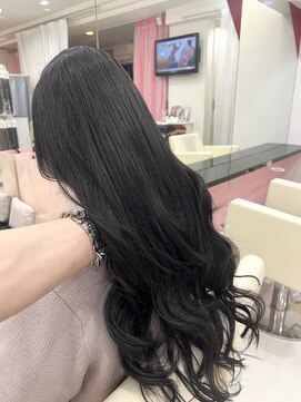 シーズン 大阪(SEASON) 【エクステ】韓国ヘア/ブルーブラック/エクステ専門店大阪