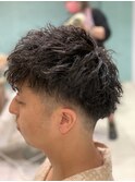 ショート×ツイストスパイラルパーマ