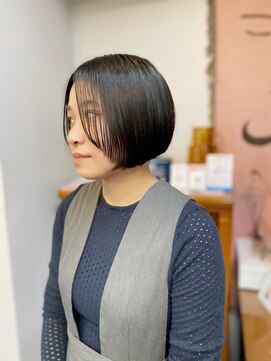 アンドチル 渋谷(AND CHILL) 顔周りレイヤー/フェイスレイヤー/ミニボブ/レイヤーボブ