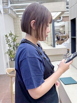 パークレーン アイス イヴェン(park lane ICI yeven) ミニボブ　切りっぱなし/momoka