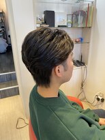ヘアーリゾートラシックアールプラス(hair resort lachiq R+)&nbsp;《R+》メンズパーマ/アップバング/2ブロック/ニュアンスパーマ