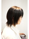 ★くびレイヤーエモージュ#愛されミディアムヘア#艶髪