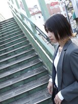 ボラトゥ(Bora two)&nbsp;外ハネボブ透明感カラーラベンダーグレージュバイオレット