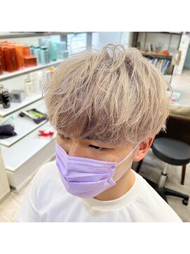 デバイス バイ フレイムス 越谷(DEVICE by Frames) ホワイトミルクティー×マッシュ