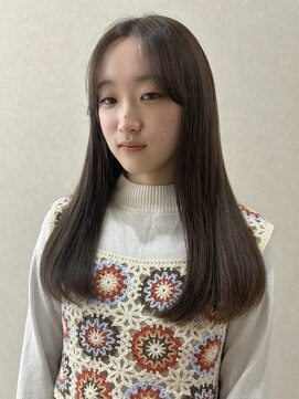 ミリ 奈良店(mm) グレージュ/ブリーチ/近鉄奈良/学生/奈良/ダブルカラー/透明感