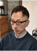 束感7:3風アップバング【メンズカット/メンズヘア】