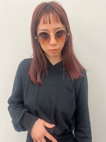 ラウンジ モリオ イケブクロ(Lounge MORIO Ikebukuro) 【morio】池袋　ロング　ショートバング　レイヤー　ピンク♪