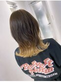 《GRANDLINE友田千栄》ウルフカットで魅せるレイヤースタイル