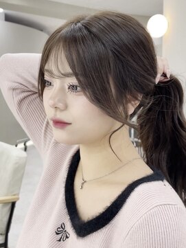 アイドットプラス 札幌大通り(i.+ODORI) 横から見ても可愛い、顔周りカット