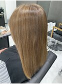 脱白髪染め×ナチュラルハイライト
