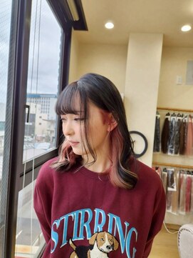 ミラシィ 成田(Mirashy) ハイライトカラーミルクティーベージュレイヤーカット