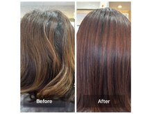 ヘアーサロン シュヴァルツバーム(Hair salon Schwarz baum)の雰囲気（美髪メニューの仕上がりです）