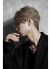 【小鴨 流詩音 限定】カット+ブリーチ+カラー￥15000 （韓国メンズヘア）