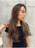 ロングレイヤー×ハイライトグラデーション