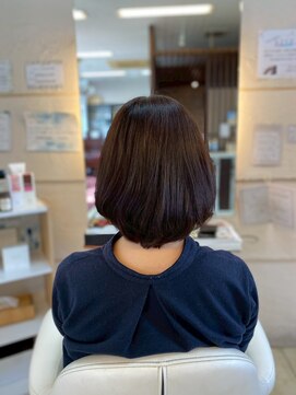 美容室 ルーフトップ(Roof top) 髪質改善白髪ぼかしハイライトカラー前髪カットベージュカラー