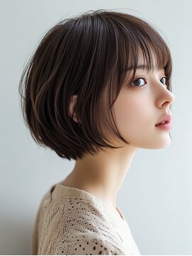 ロディーナ 大口 新子安(rodina) 20代30代40代◎大人ショートボブ/白髪ぼかし/髪質改善