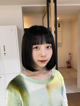 ユッカ 高槻茨木店(YUCCA) 【 YUCCA 】大人可愛い20代30代40代ぱつっと／切っぱなしボブ