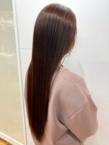 カミラボ(KAMI LABO)&nbsp;スーパーロング ブラウンカラー ストレート 艶髪 ヘッドスパ