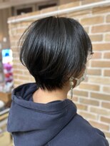 セットアップ 岡山北長瀬店(SET-UP)&nbsp;小顔　メリハリショート/ダークブルー