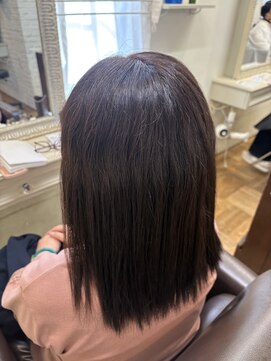 エクファ ヘア シェリル 草津 南草津店(ex-fa hair cherir) イメチェン/ピンクベージュ/アンブレラカラー/前髪/南草津