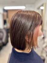 アンジュール(unjour)&nbsp;重めボブを軽やかに見せる、春のフェイスフレーミング