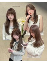 ボタン コロン 表参道 原宿(VOTAN COLON) オリーブブラウン/レイヤーカット/透明感カラー/韓国ヘア