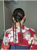 【iLi×MIRAI】ヘアセット/リボンヘアアレンジ/卒業式/成人式